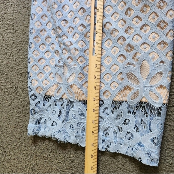 Lulu's Steal A Kiss Dress Extra Small Blue Lace Lined Event - Picture 8 of 10
